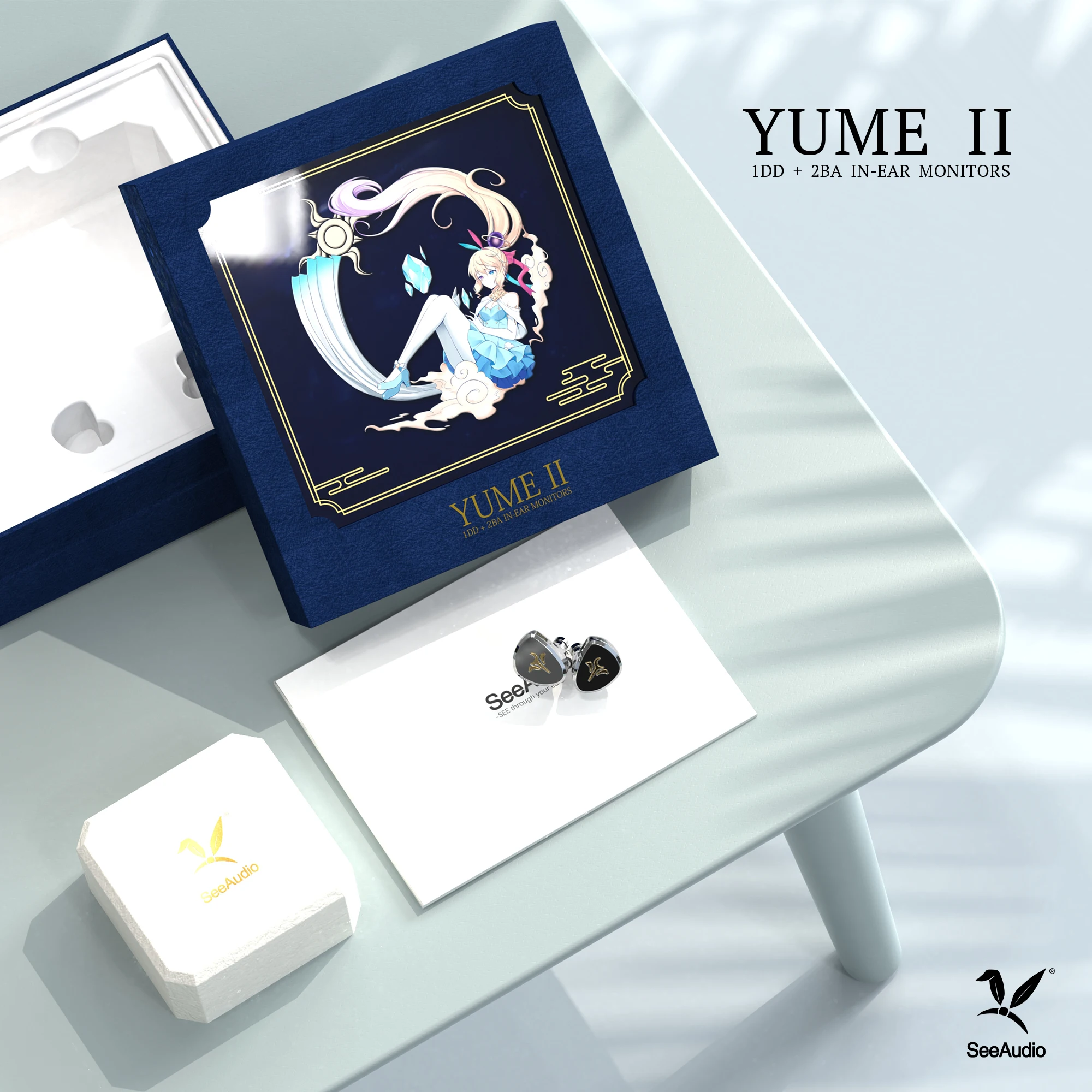 Фото Наушники SeeAudio Yume2 1DD + 2BA гибридный блок Hi-Fi наушники YUME II DJ музыкальный монитор IEM с Наушники SeeAudio Yume2 1DD + 2BA гибридный блок Hi-Fi наушники YUME II DJ музыкальный монитор IEM с