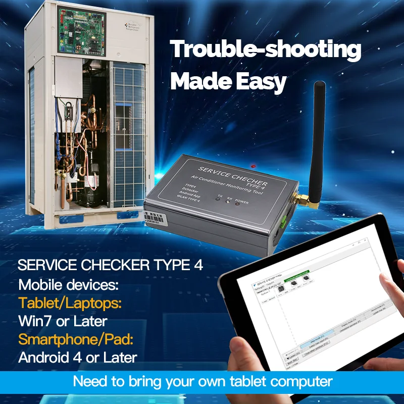 Фото Инструмент для мониторинга кондиционеров Daikin Service D Checker Type4 Wi-Fi, электрический, 999176T, для устранения неисправностей наружных блоков систем ОВКВ №2