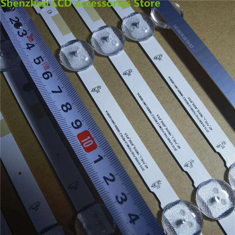 Светодиодная лента для подсветки Samsung UN49J5000AF UE49J5000AF S-5J52-50-FCOM-5-RIGHT-REV1LM41-00121W 975 мм 10