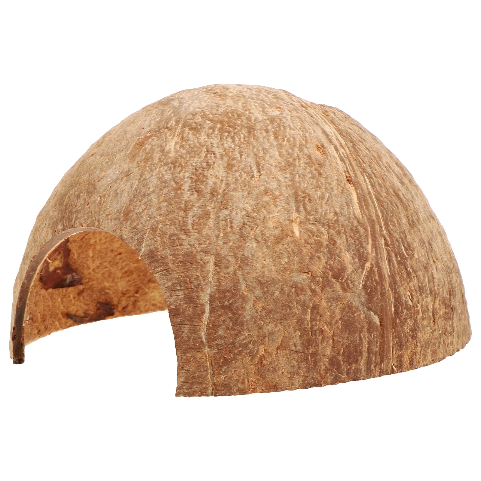 Кокосовое убежище дом леопард геккон увлажнительные кокосовые орехи украшение