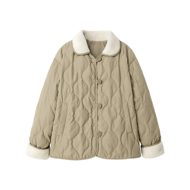 New 2023 Spring Thin Coat Women  90%  White Duck Down  Vintage  Single Breasted  Wide-waisted  Women Jacket  Abrigo Mujer