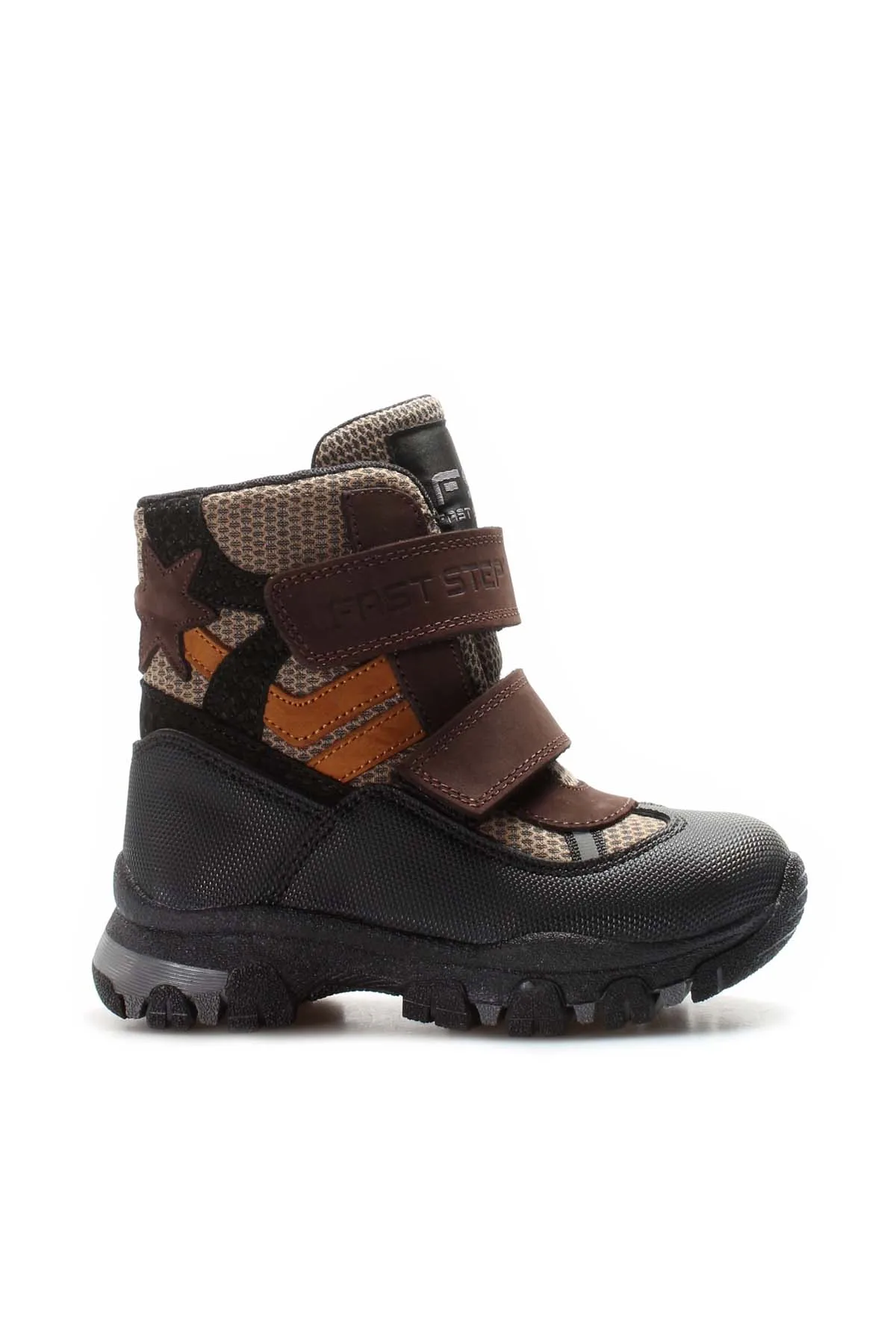 Genuine Leather Furry Unisex Child Sports Boots 574 KFA910