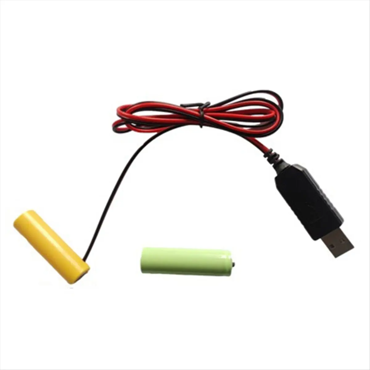 Фото Новый USB-кабель-имитатор батареек LR03 AAA (5В на 3В) для пультов ДУ, радиоустройств, светодиодных фонарей, 1м №1