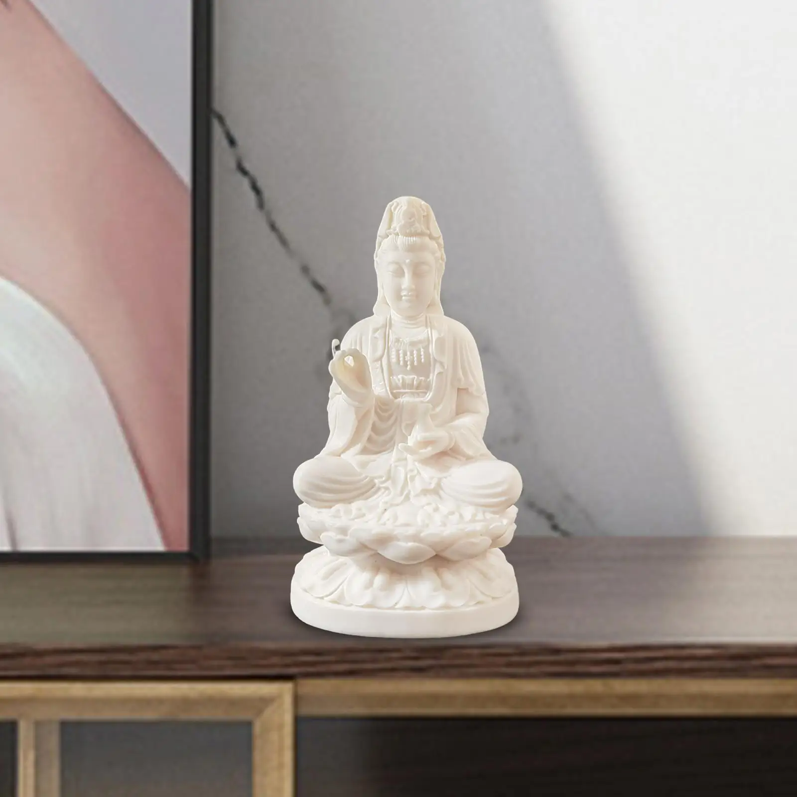 Легкая Статуэтка Bodhisattva ручной работы гравировка декор для стола офиса гостиной