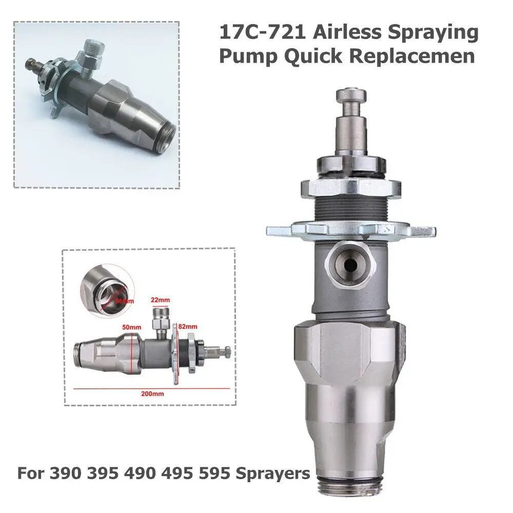 

Безвоздушный распылитель 17C-721, быстрая замена для 390 490 395 495 Proconnect