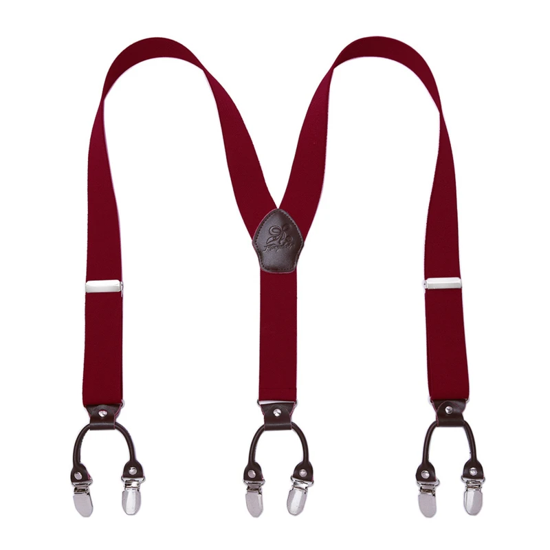 

Suspenders Classic Pants Belt Y Back Casual Retro Pants Suspenders Multi Clips Elastic Male Spender Belt