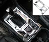 interior car accessories gear shift panel cover trim sticker for subaru forester 2019 2020 left hand drive car styling