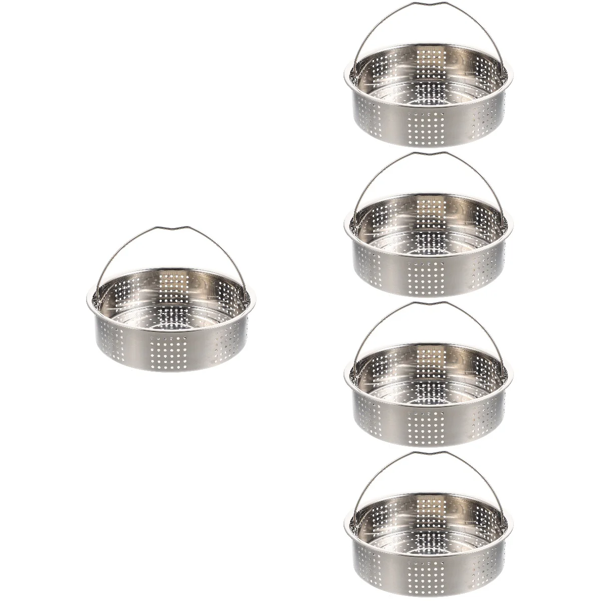 

5pcs Electric Cooker Steamer Convenient Steamer Basket Reusable Steaming Rack Rice Cooker Steamer