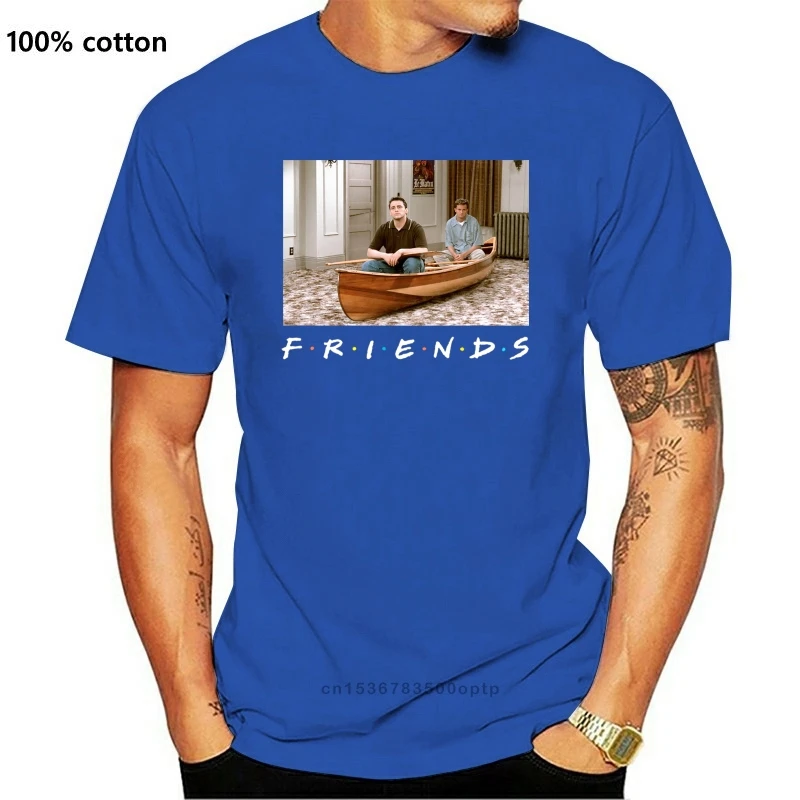 Мужская футболка с рисунком Джоуи и Чандлера |