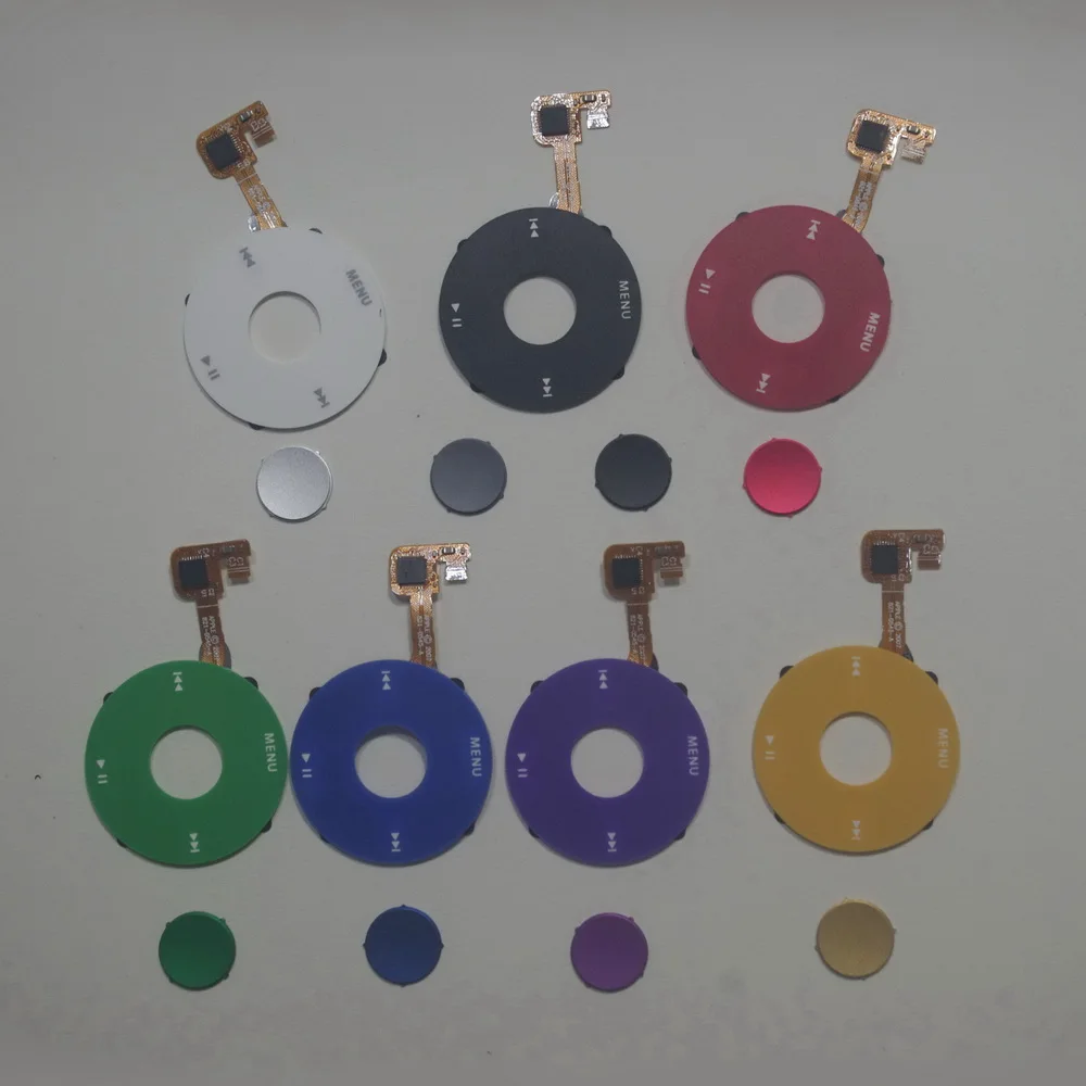 

For iPod 6th Classic Red Black White Yellow Purple Green Blue clickwheel