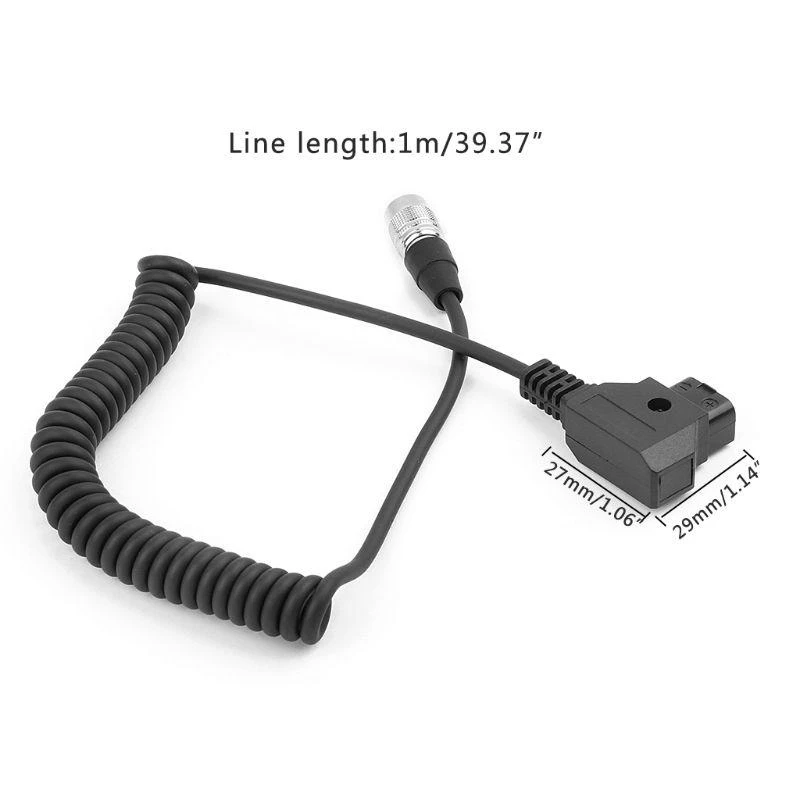 Фото D-Tap To Hirose 4pin Male Plug Power Cable Звуковые устройства для Zoom F8 Recoeder №1