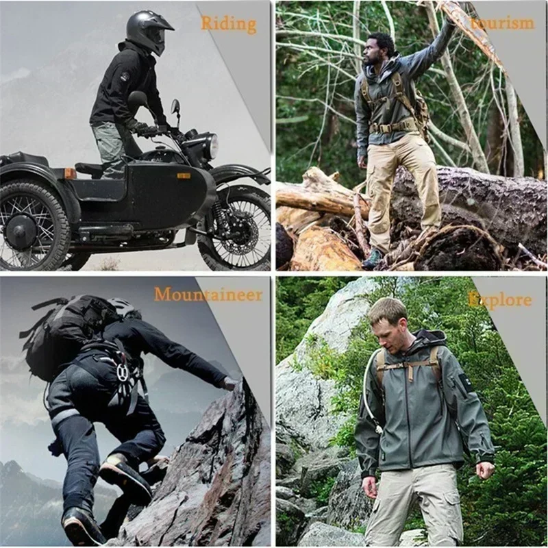 Фото SoftShell Тактическая кожа акулы Военная авиация A320neo Пилоты Самолет Полет Мужские уличные флисовые теплые пальто Куртки №4
