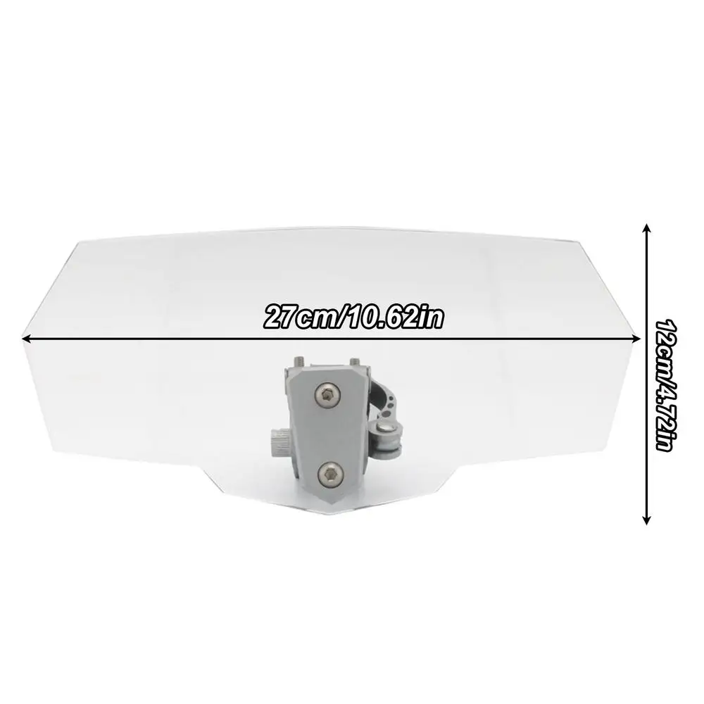 

Удлинитель лобового стекла мотоцикла, усиленный зажим для спойлера лобового стекла, регулируемый на удлинителе лобового стекла, дефлектор ветра мотоцикла