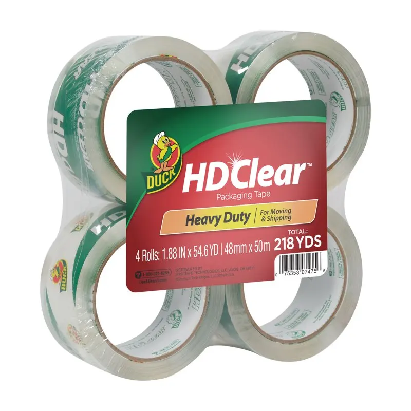 

For HD Clear 1.88 in. x 54.6 yd. Acrylic Packing Tape, 4-pack car accessories car products tool