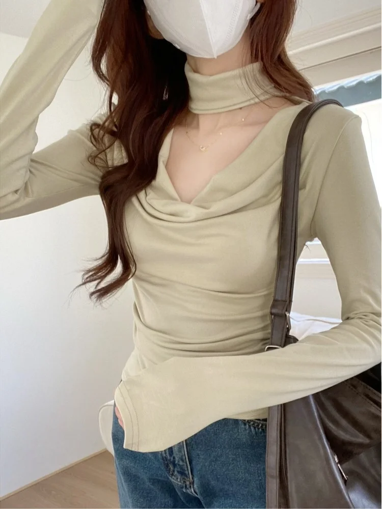 Pure Desire Сексуальная внутренняя одежда Нижняя рубашка Женская футболка Весна Gyaru