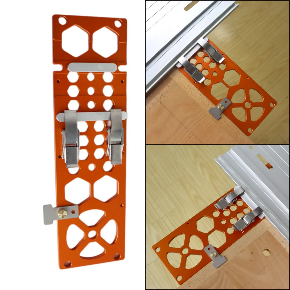 

Зажим для деревообработки, позиционирующая квадратная и угловая пластина для 90-дюймового стопорного рельса Makita, торцевая пила Festool, алюминиевые направляющие