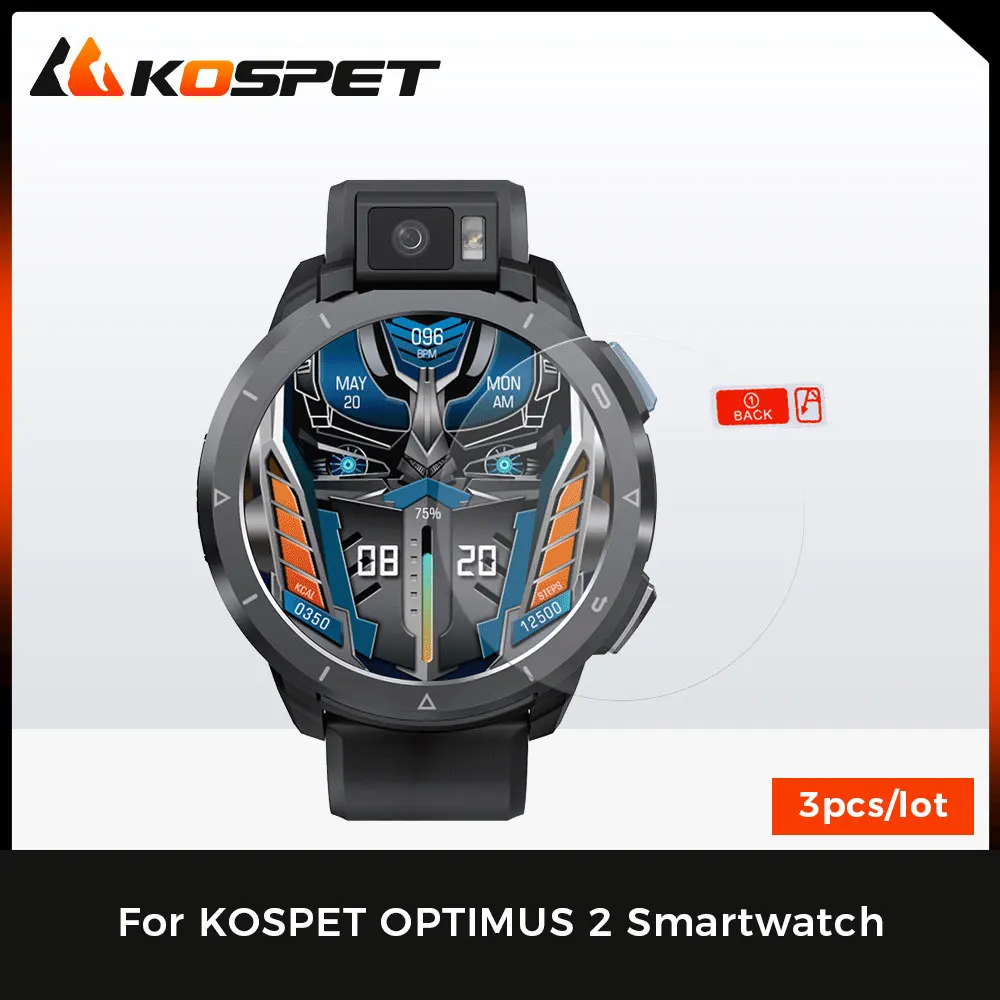 Оригинал 3 шт. = партия защитная пленка для смарт-часов KOSPET OPTIMUS 2 мужские умные