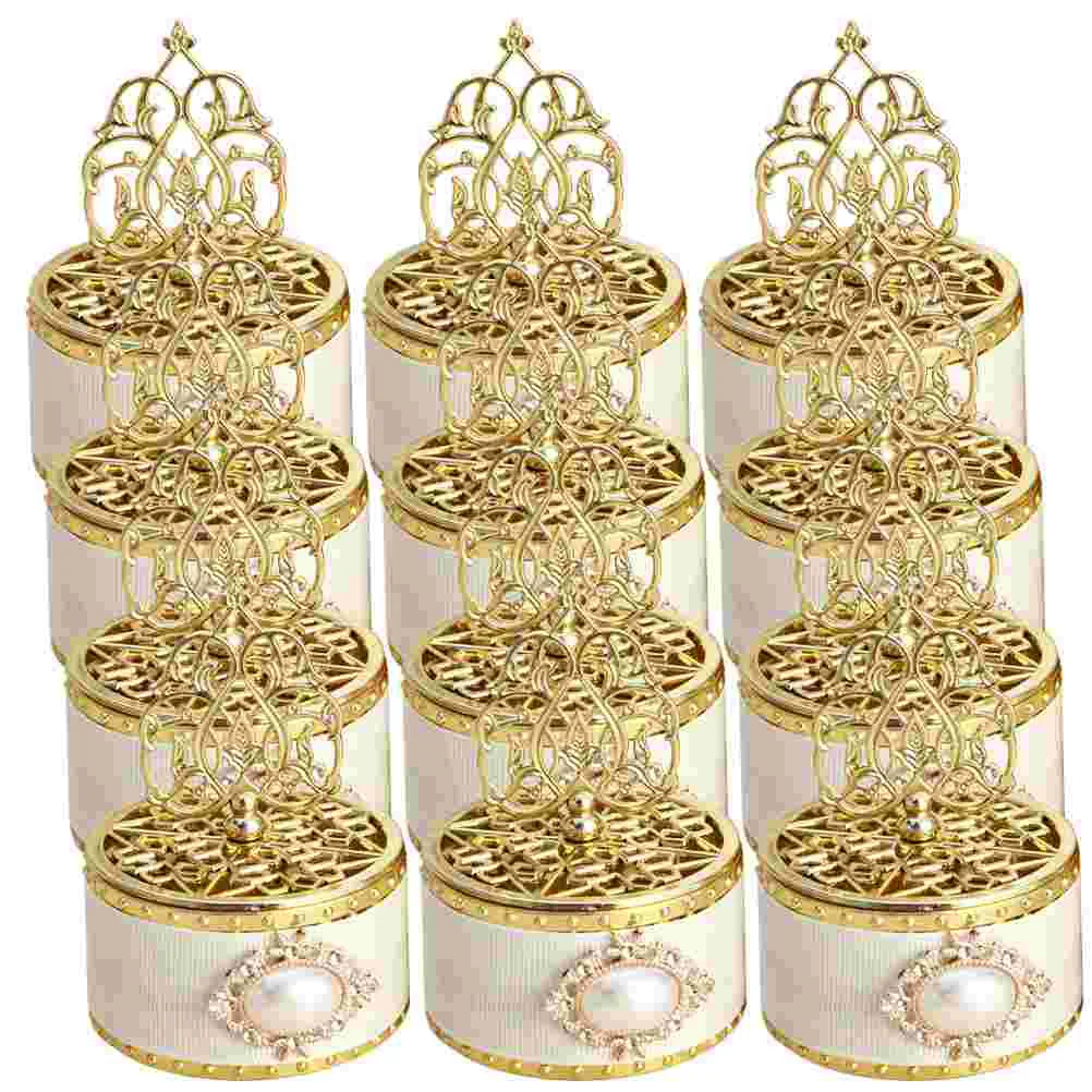 European Style Pearl Pagoda Candy Box Small Treat Boxes Cases Favor Containers Gift for Presents