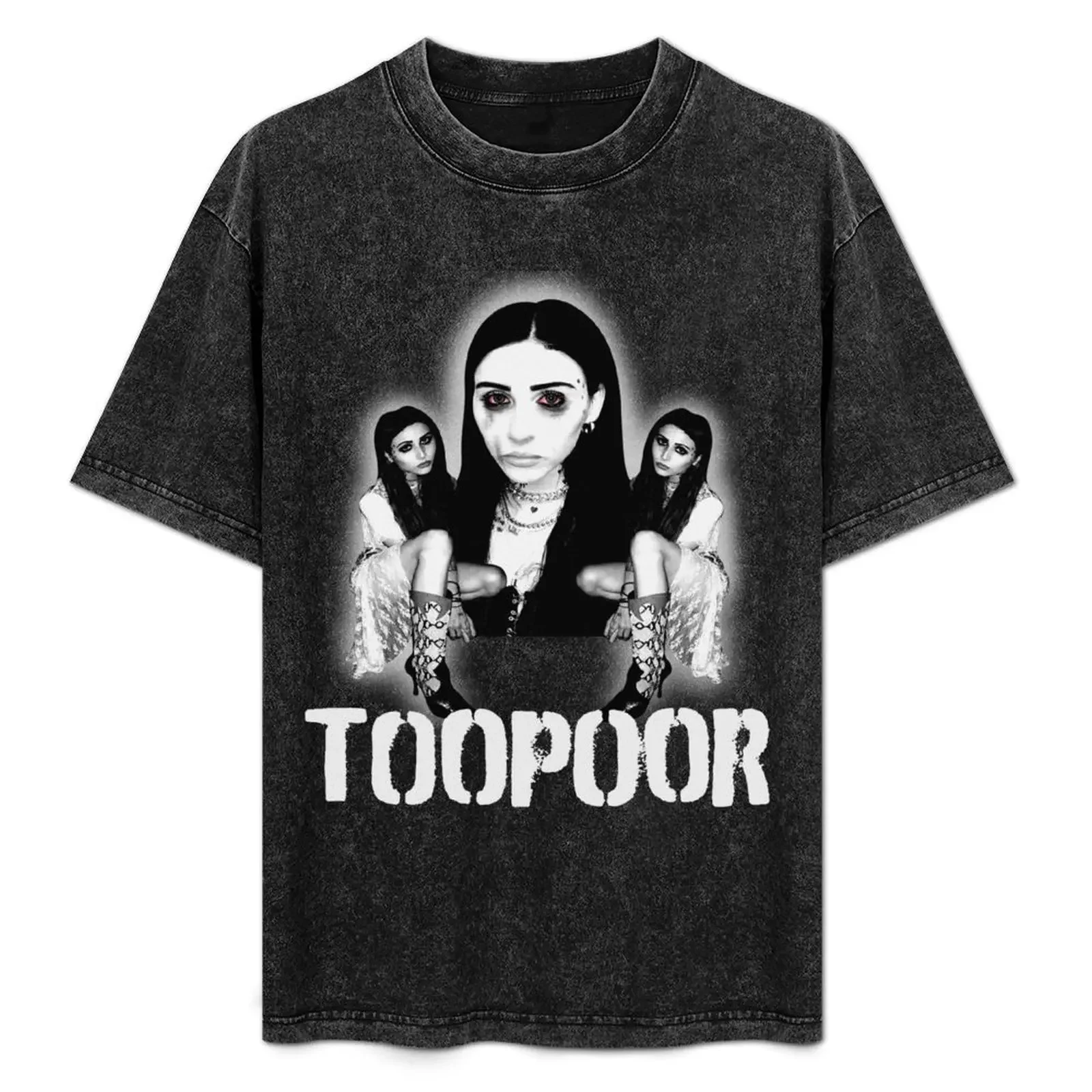 Футболка Teary-Eyed TooPoor таможенный дизайн ваша собственная винтажная мужская