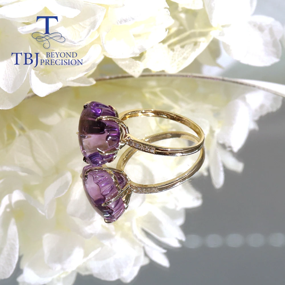 Кольцо женское из желтого золота с бриллиантами Ювелирное Украшение натуральным