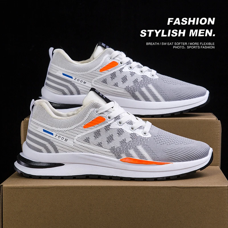 GREENGLIN PROFESSIONAL RUNNING SHOES FOR MEN LIGHTWEIGHT MEN'S DESIGNER MESH SNEAKERS LACE-UP MALE OUTDOOR SPORTS WALKING SHOE