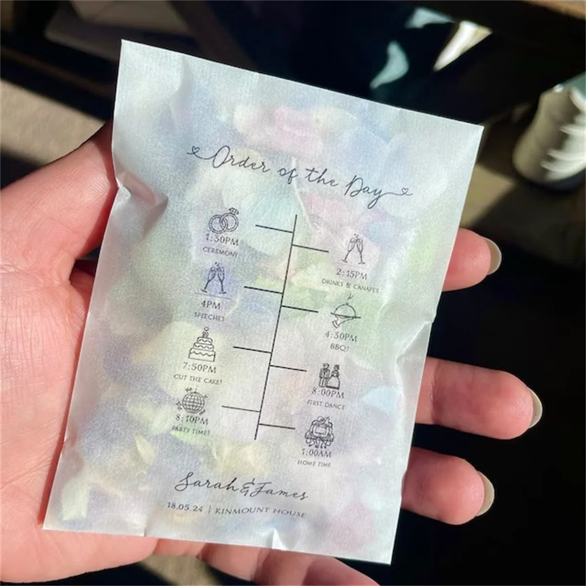 25 шт. свадебные конфетти с салфетками