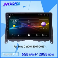 2 din android 10 0 8128g for mercedes benz c class c180 c200 2009 2013 radio car multimedia player auto gps navigation headunit