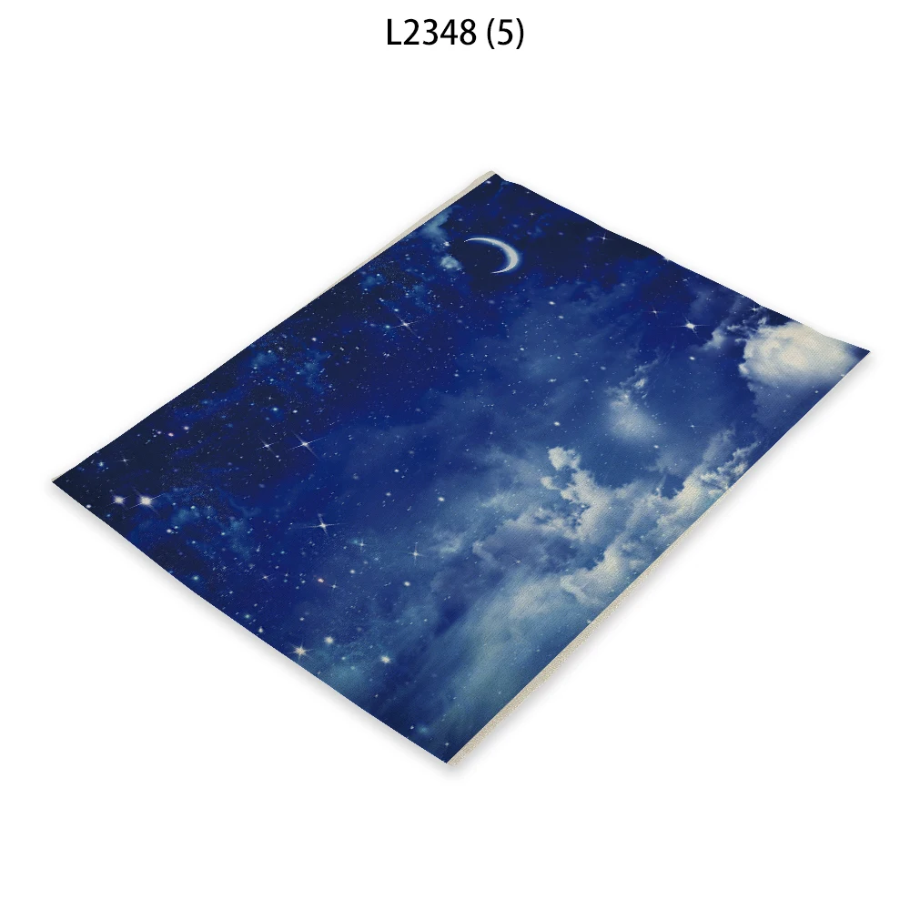 Звездное небо Рисунок Подставка для столовой Звездные напитки Подносы Прямоугольные подставки для стола Материалы для столовых приборов для дома и кухни.