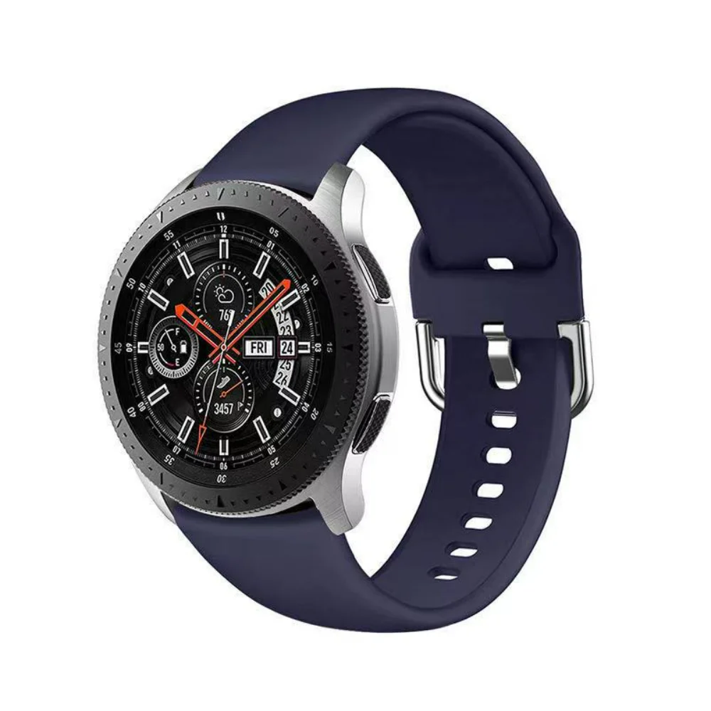 20mm 22mm Silicone Strap For Samsung Galaxy Watch band 42mm 46mm/Active 2/Huawei watch GT2 Sports Wristband for Amazfit GTR band