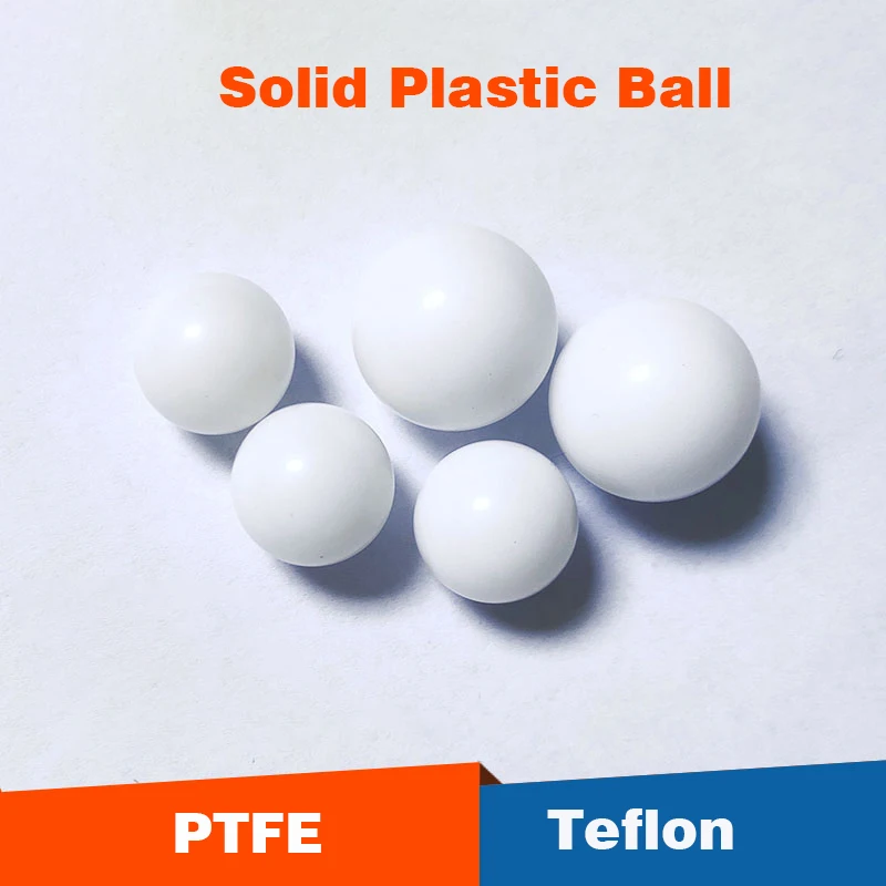 

ПТФЭ пластиковые шарики ПТФЭ тефлоновые твердые пластиковые шарики 2/4/8/10/18/25 мм устойчивые к высоким и низким температурам