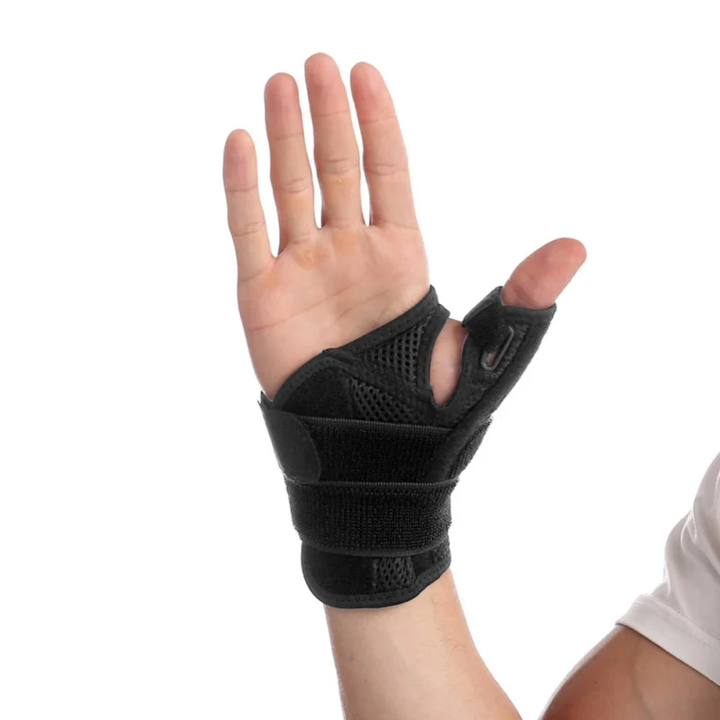 

Adults Thumb Wrist Brace Gym Hand Protector Wrist Hand Support Gloves Outdoor Basketball Protection Gear