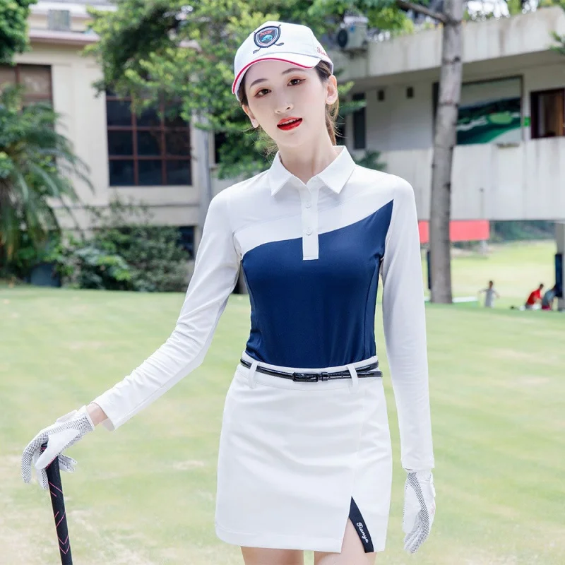 

Wear t shirt top up golf suit