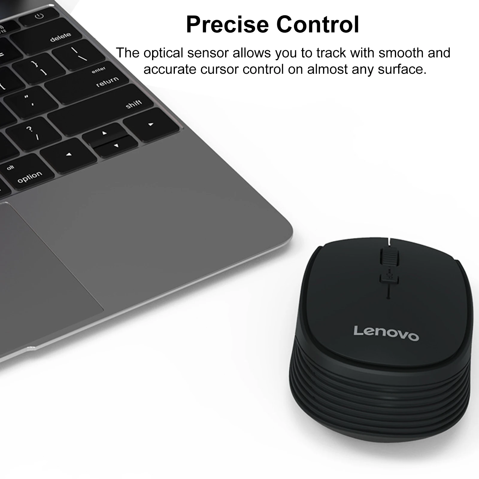 Беспроводная оптическая мышь Lenovo M202 2 4 ГГц с USB-приемником | Компьютеры и офис
