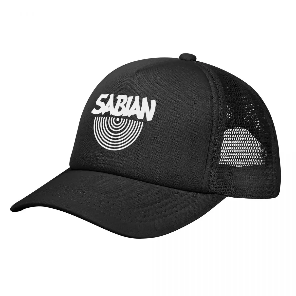 

Sabian Cymbals Logo Stretchy Trucker Hat Mesh Baseball Cap Adjustable Snapback Closure Hats for Men Women Comfortable Breathable