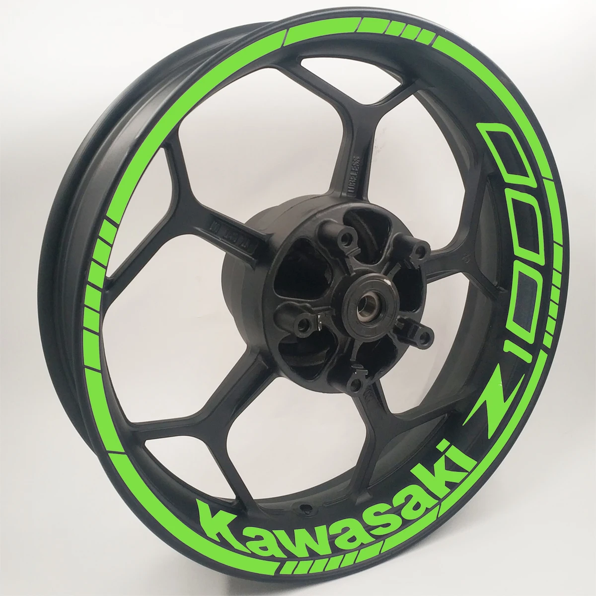 Виниловые светоотражающие наклейки на колеса мотоцикла обода логотип