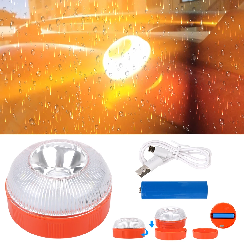 

Car Emergency Beacon Light V16 Homologated for Car/Home/Camping Induction Strobe Light Emergency Light