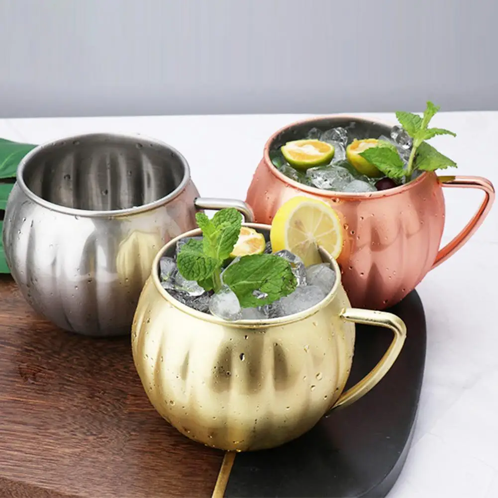 

700ml Chic Water Cup Glossy Lightweight Beer Cup Universal Stainless Steel Coffee Juice Cup