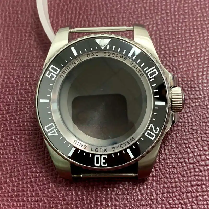 

Чехол для часов 43 мм 316L нержавеющая сталь сапфировое стекло Керамическая рамка в сборе 3135 автоматические часы с логотипом R