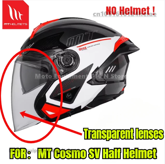 

Линзы для шлема MT Cosmo SV, оригинальные прозрачные линзы, солнцезащитный козырек черного цвета, аксессуары для шлема