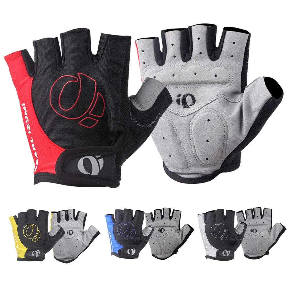 

Summer Gel Half Finger Cycling Gloves Anti-Slip Anti-Sweat Bicycle Left-Right Hand Gloves Anti Shock MTB Road Bike Sports Gloves
