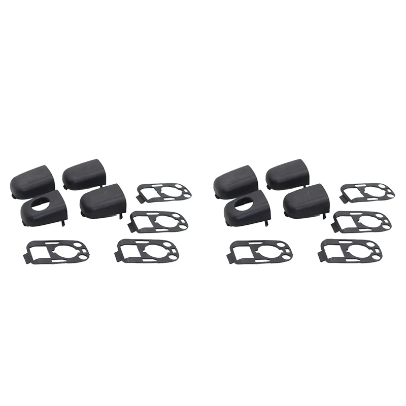 2X Автомобильная дверная ручка Торцевая крышка комплект отделки с пробкой 9101AA для