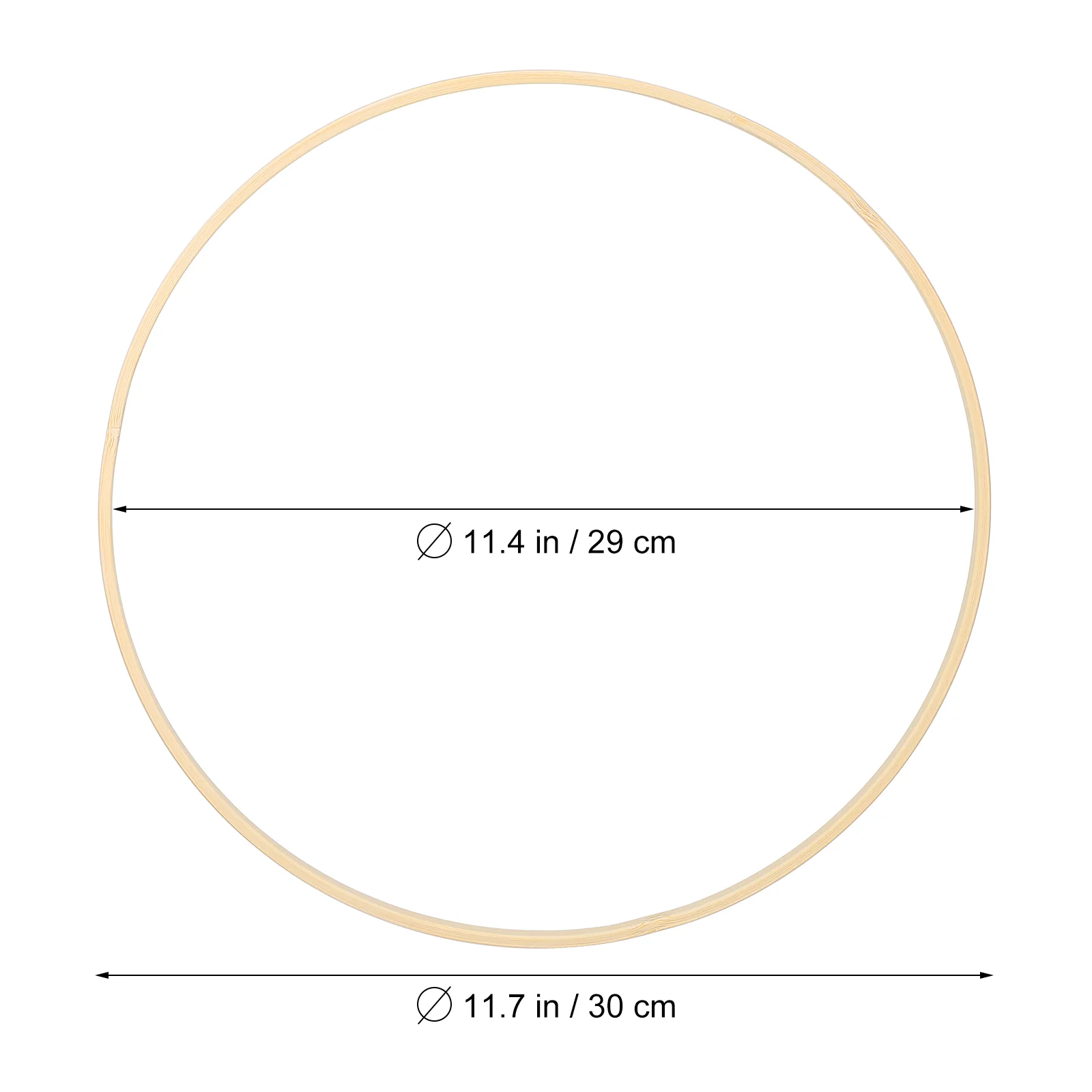 Деревянное бамбуковое кольцо-гирлянда для ловца снов кольца макраме основа круг