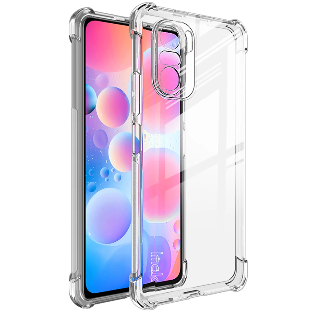 

Clear Airbag Phone Case for POCO F3 Pro GT 5G Soft Silicone Anti-fall Back Cover F3Pro F3GT Ultrathin Shockproof TPU Fundas Capa