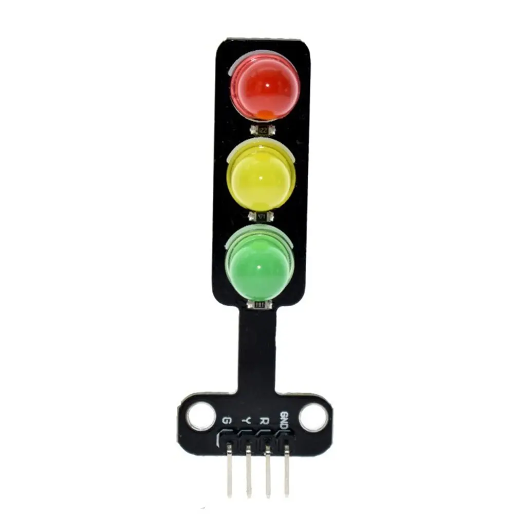 

HOT Led Traffic Light Module 5V Traffic Light Lighting Module Digital Signal Output Ordinary Brightness 3 Light Separate Control