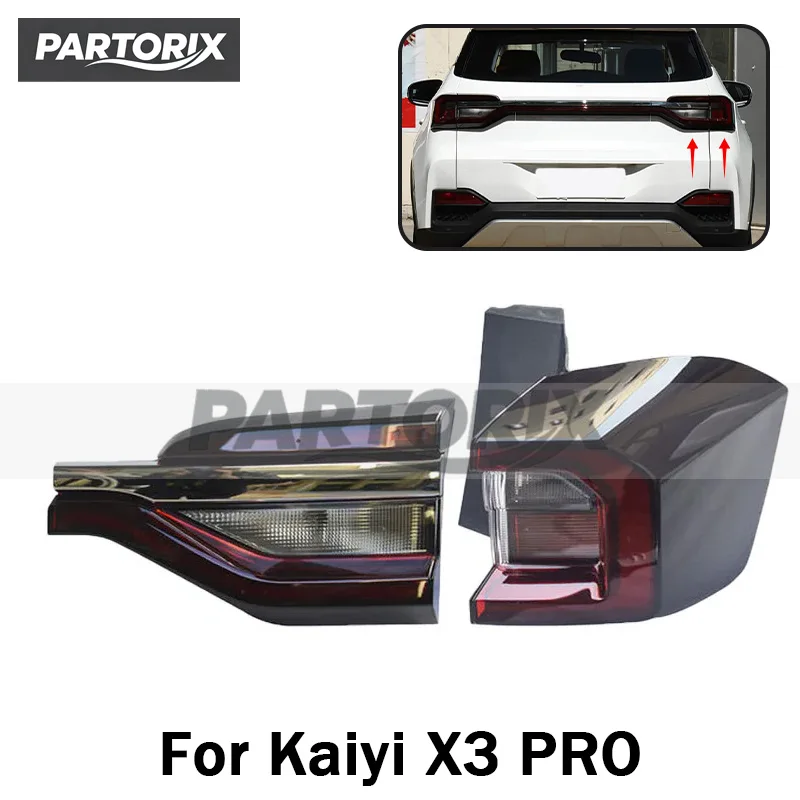 Фото Задний фонарь для Kaiyi X3 PRO, стоп-сигнал, фонарь заднего хода, задний фонарь-катафот №1