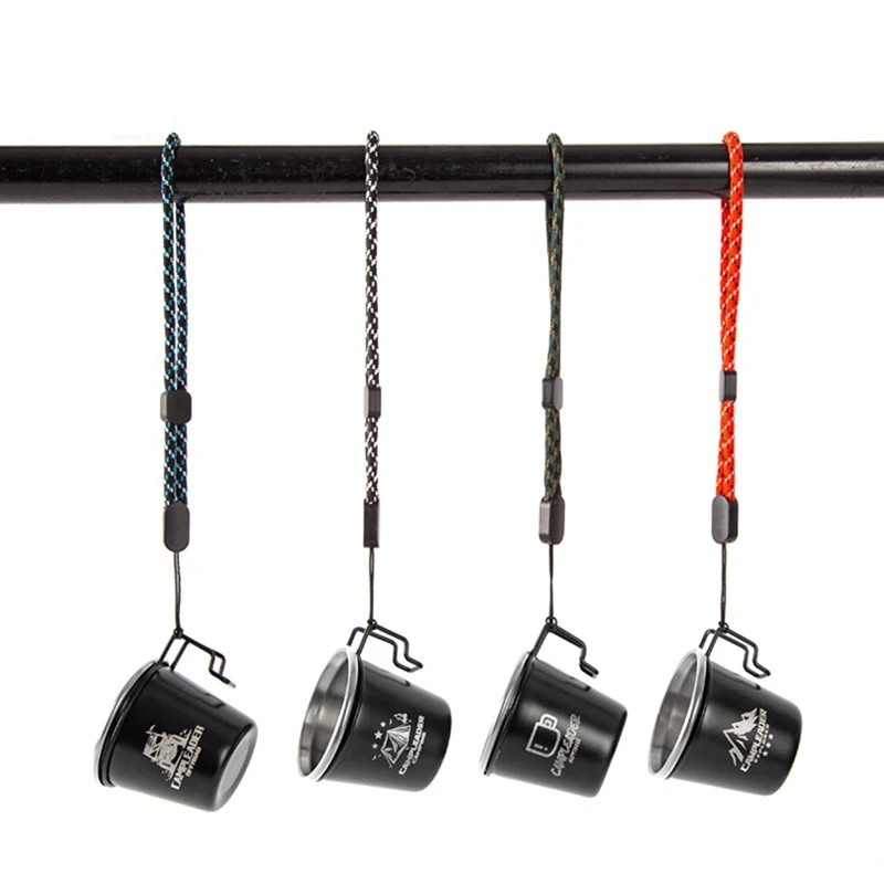 

Набор из 4 предметов Campleader, пивная чашка для пикника, барбекю, 70 мл, чашка для кемпинга, дорожный чайный набор, чашка с ручкой из нержавеющей стали