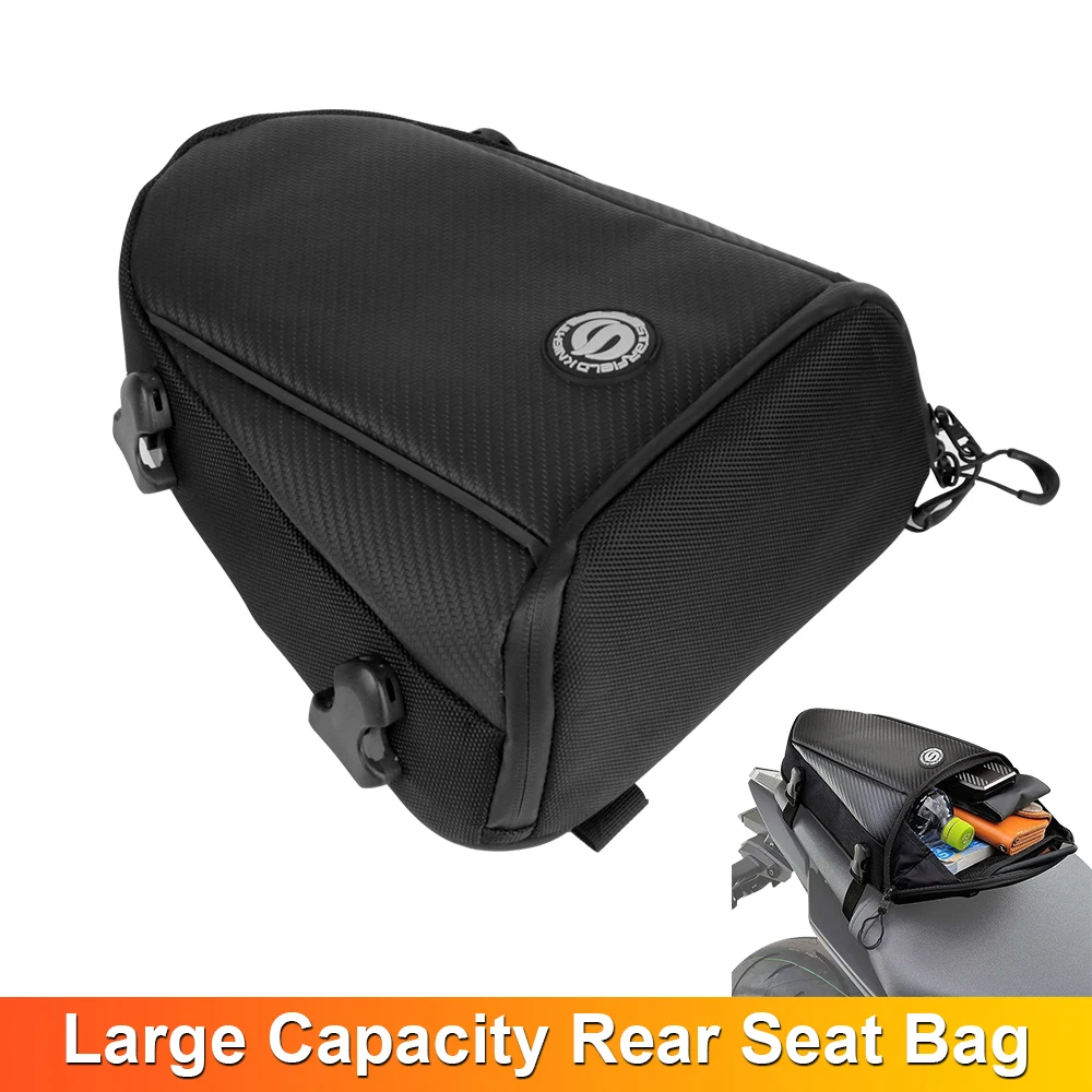 

Rear Seat Bag Large Capacity Waterproof Shoulder Bag Multi-functional Riding Travel Bags Rider Backpack Motorcycle Tail Bag