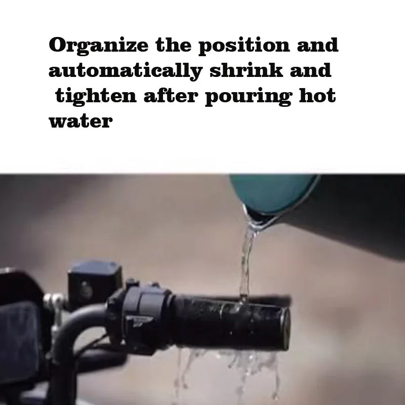 Мотоциклетная нескользящая резиновая накладка на руль термоусадочная подходит