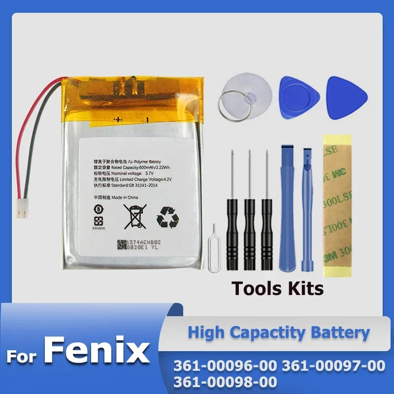 XDOU 361-00097-00 361-00096-00 361-00098-00 Аккумулятор для GARMIN Fenix 5/Fenix 5S/5X GPS Multi Sport Training