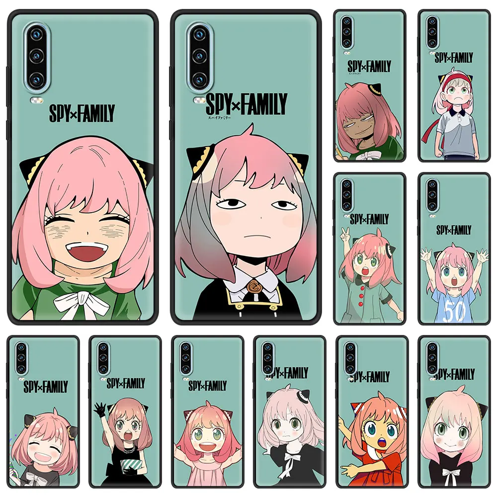 

Spy X Family Anya Forger For Huawei P30 Lite Phone Case For Huawei P50 Pro P20 P40 Lite E P Smart Z 2021 Y6p Y9s Y7a 2019 Cover